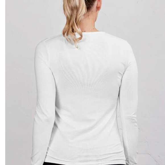 TASC NOLA Long Sleeve T-Shirt BRAND NEW! size medium WHITE - Picture 4 of 14